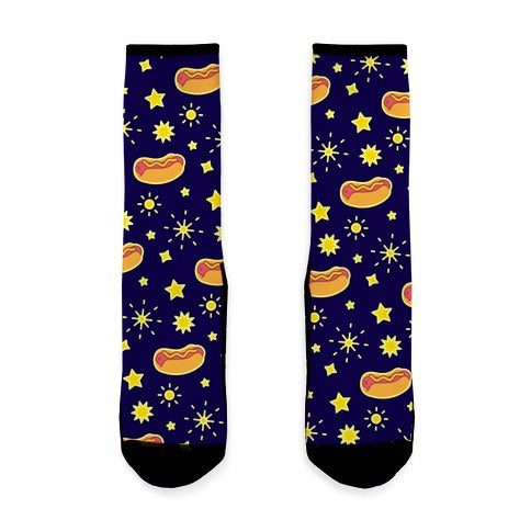 Star Spangled Weenies Socks