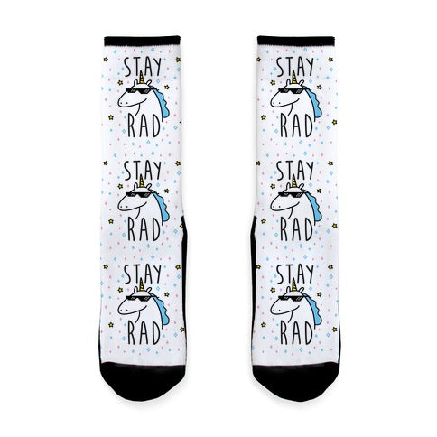 Stay Rad Unicorn Socks