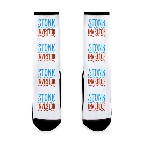 Stonk Investor Parody Socks