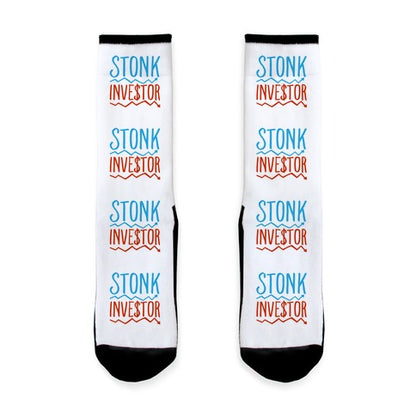 Stonk Investor Parody Socks