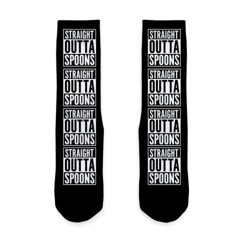 Straight Outta Spoons Socks