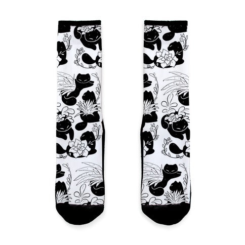 Succulent Cats Socks
