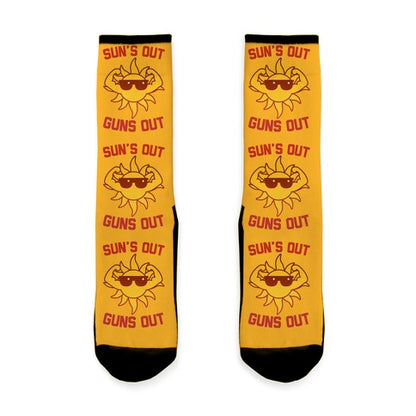 Sun's Out Guns Out Socks