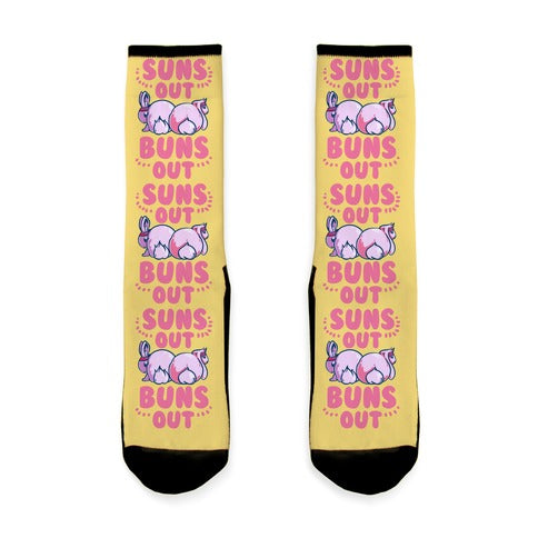 Suns Out, Buns Out! Socks