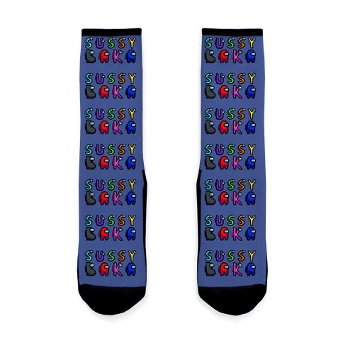 Sussy Baka (Among Us Parody) Socks