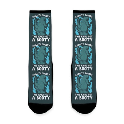Swiggity Swooty This Kaiju Got a Booty Socks