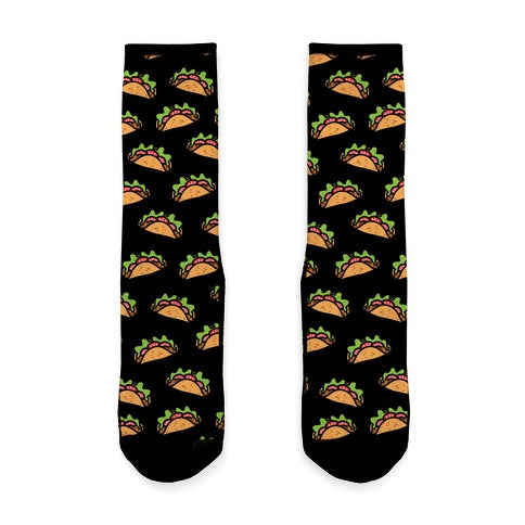 Taco Pattern Socks