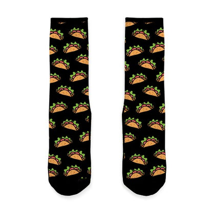 Taco Pattern Socks