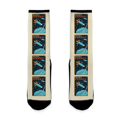 Take A Trip To Uranus Parody Socks
