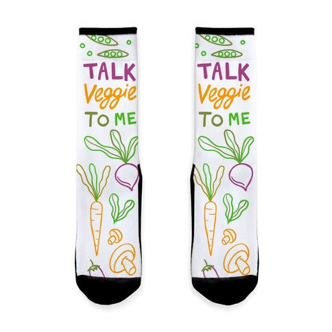 Talk Veggie To Me Socks