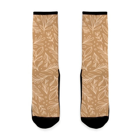 Tan Botanicals Socks