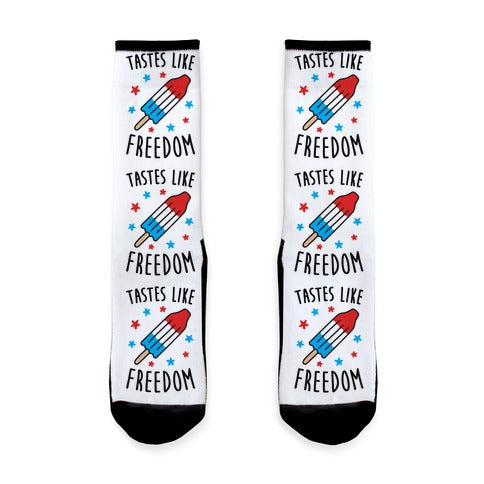 Tastes Like Freedom Socks