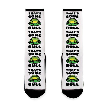 That's Some Bull Frog Parody Socks