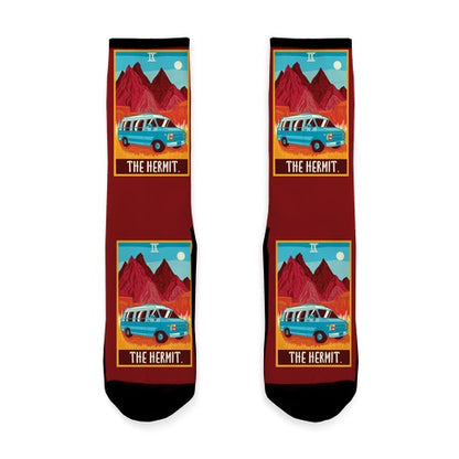 The Hermit Van Life Tarot Socks