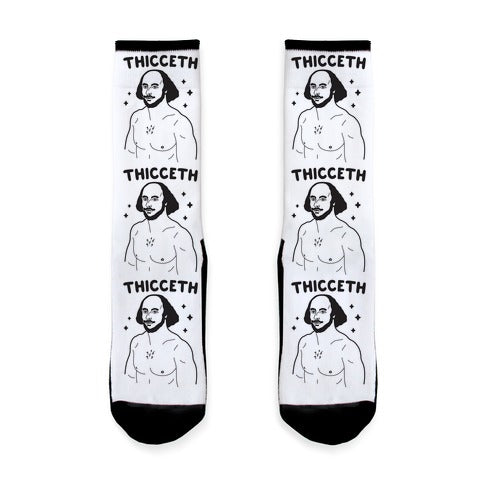 Thicceth Shakespeare Socks