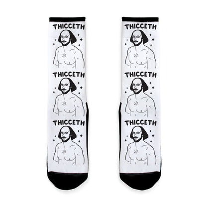 Thicceth Shakespeare Socks
