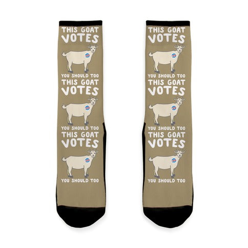 This Goat Votes Socks