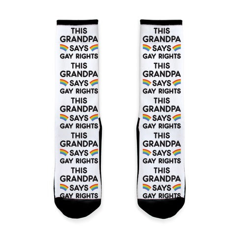 This Grandpa Says Gay Rights Socks