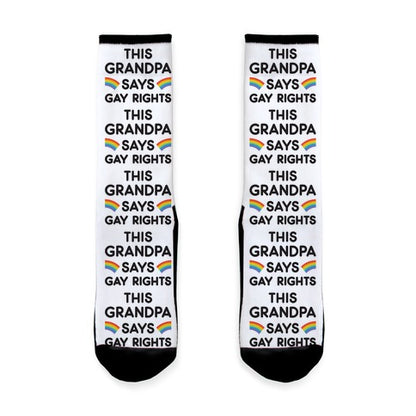 This Grandpa Says Gay Rights Socks