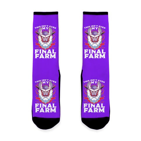 This Isn't Even My Final Farm Socks