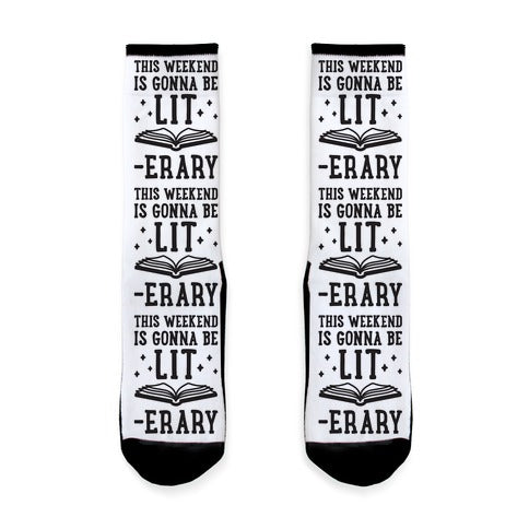 This Weekend Is Gonna Be Lit-erary Socks