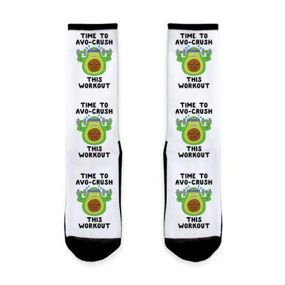 Time To Avo Crush This Workout Socks