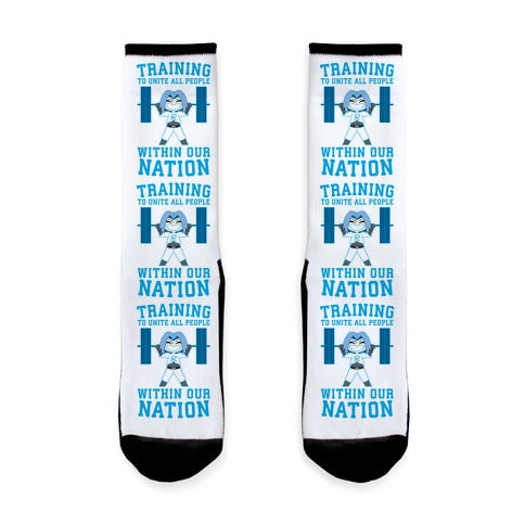 Training To Unite All People Within Our Nation Socks