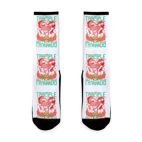 Trample The Patriarchy Socks