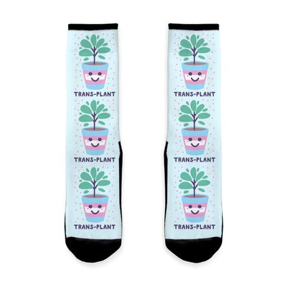 Trans Plant Socks