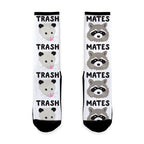 Trash Mates Opossum Raccoon Socks