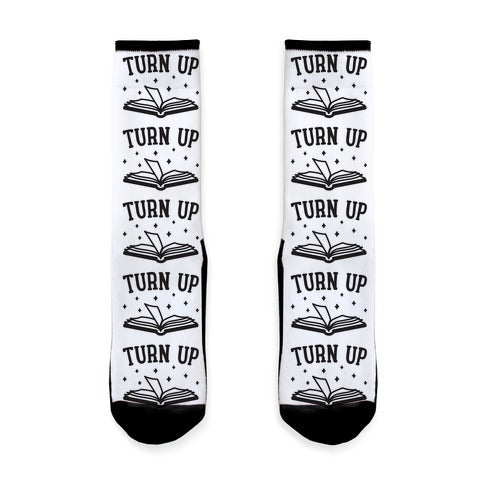 Turn Up Book Socks