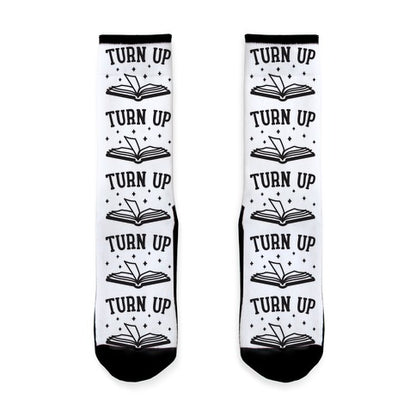Turn Up Book Socks