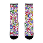 Video Game Controller Buttons Pattern Socks