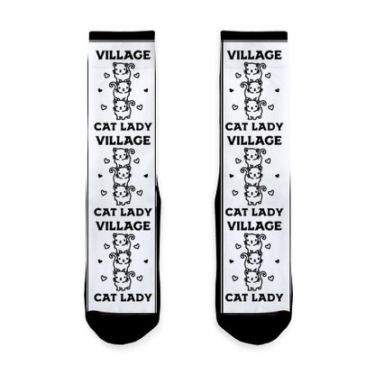 Village Cat Lady Socks