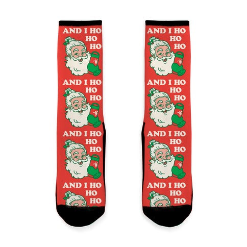 VSCO Santa Parody Socks