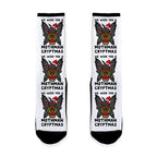 We Wish You A Mothman Cryptmas Socks