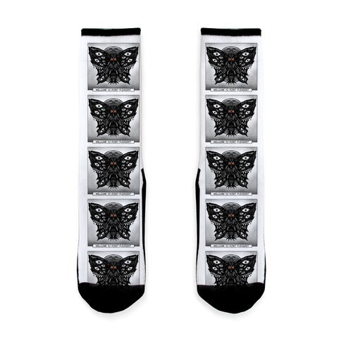 Welcome To Point Pleasant Mothman Manga Socks