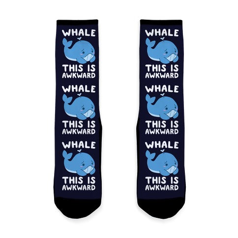 Whale, This is Awkward  Socks