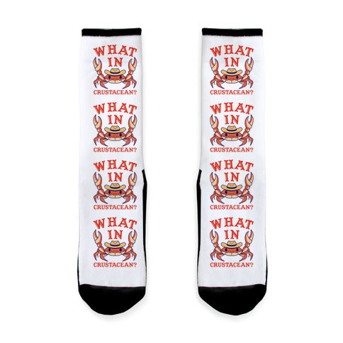 What In Crustacean? Socks