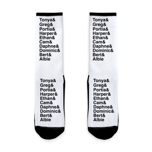 White Lotus Sicily Names Socks