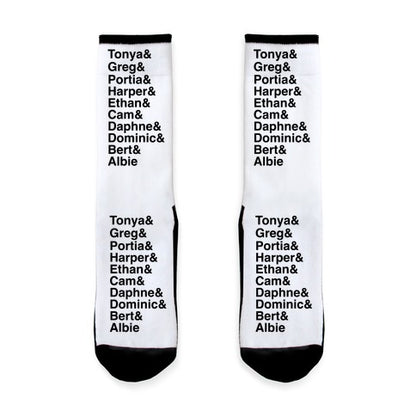 White Lotus Sicily Names Socks