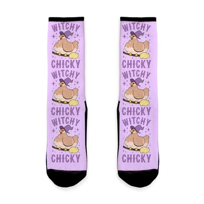 Witchy Chicky Socks