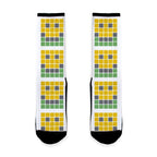 Wordle Pixel Smile Socks