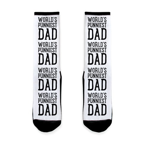 World's Punniest Dad  Socks