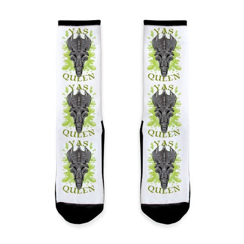 Yas Queen Xenomorph Socks