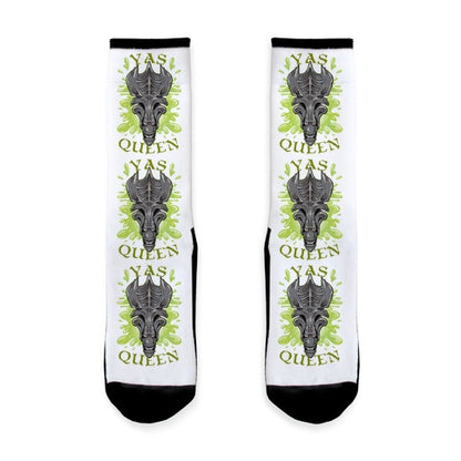 Yas Queen Xenomorph Socks