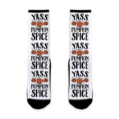 Yass Pumpkin Spice Socks