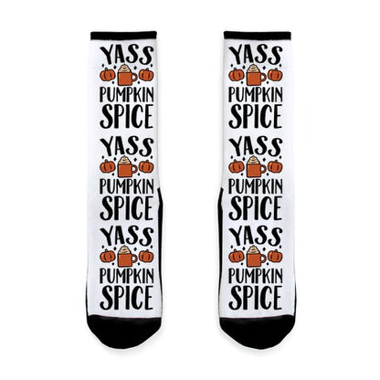 Yass Pumpkin Spice Socks