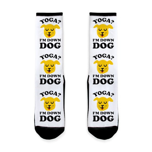 Yoga? I'm Down Dog Socks