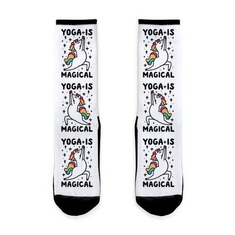 Yoga Is Magical Socks